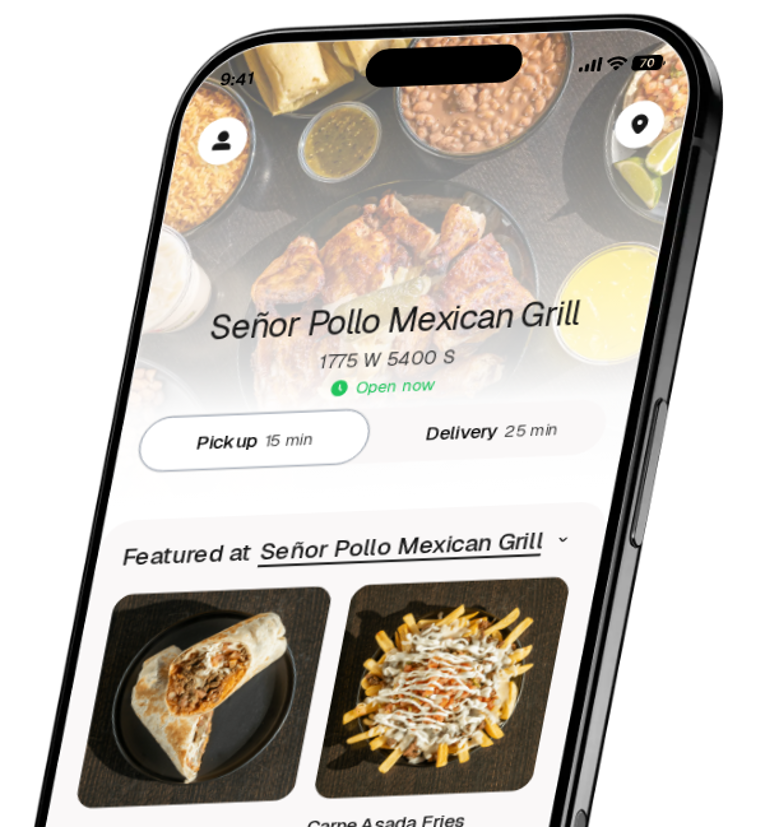 Señor Pollo Mexican Grill app preview