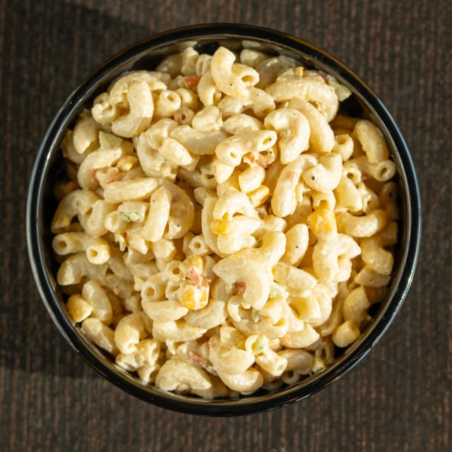 Tray of Mac Salad.